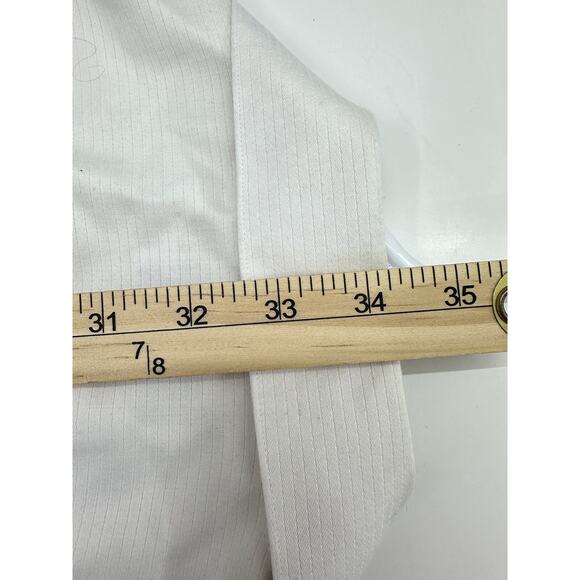 Enro Mens Shirt Size 17.5 Half Sleeve White Button Down Collared Stained - Picture 14 of 15